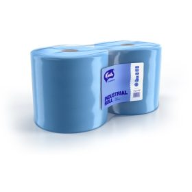   Kék ipari kéztörlő cell., 3rtg., 200m, 760lap/tek., 2tek/#, 48#/raklap, Finito