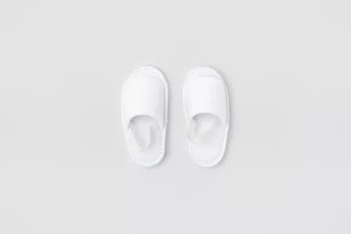 P-Andy velúr, nyitott orrú gyerek papucs, 16 cm-es méret | Szállodai papucs
