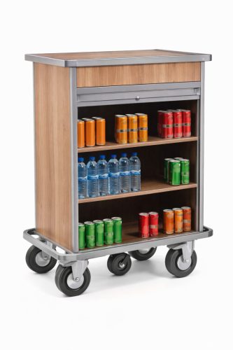 1460 Minibár kocsi polcokkal