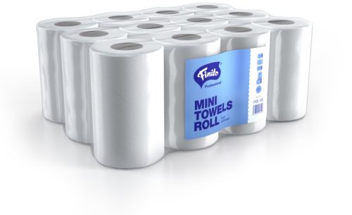 Premium Kéztörlő 14cm 2rtg. 100% cell. 50m/tek 12tekercs/# (Z) Finito