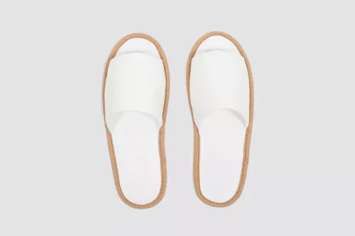 Babaco, nyitott orrú, fehér, 28,5 cm-es méret | Hotelpapucs