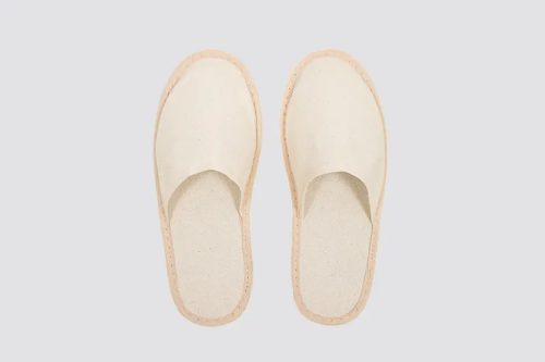 Coco, zárt orrú, 28,5 cm-es méret, kókuszrost talp | Hotelpapucs