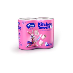   FINITO Háztartási konyhai kéztörlő 2x30m, 2rtg., 100% cell., 2tek./cs. (6cs./#, 40#/raklap)