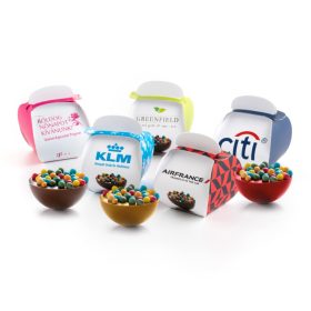 Bonbon 2 darabos díszdobozban - félgömb alakú