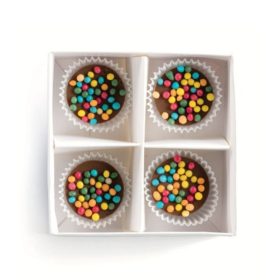 Bonbon 4 darabos díszdobozban - félgömb