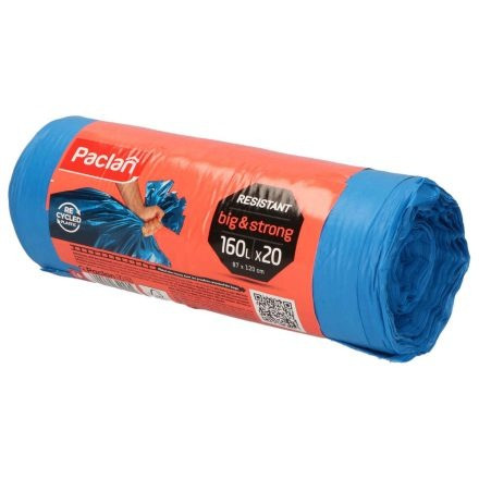 Big&Strong kék szemeteszsák 160l (*20zsák) 87cm*120cm 21my