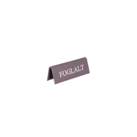 LILA FOGLALT TÁBLA, FEHÉRREL NYOMVA, KICSI