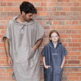 SwimSoft fürdőlepedő poncsó Barna XL, 300 g