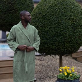 SupremeSoft® Luxus Fürdőköpeny Zsálya XXXL, 300 g