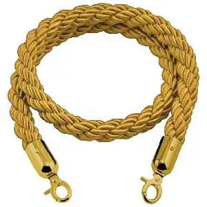 Arany csavart kordonkötél, 160cm (CSKAA)