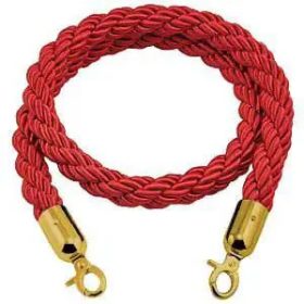 Piros csavart kordonkötél, 160cm (CSKPA)