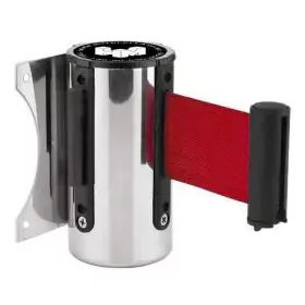 Fali tokmány fém, piros szalaggal, 5m, 5m (FTKP)