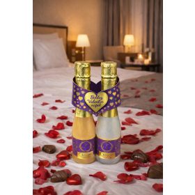 Valentin napi tusfürdő pezsgő