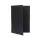 FEKETE BŐRHATÁSÚ GUMIS ÉTLAPTARTÓ, A5 MÉRETŰ