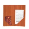 Famintás műbőr fizetőmappa, csáró, 10×20 cm, 2 eltérő füllel