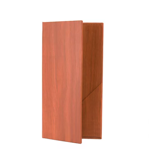 Famintás műbőr fizetőmappa, csáró, 10×20 cm, 2 kis füllel