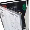 Bistro étlaptartó, 3 lapos, A5 méretű bisztró