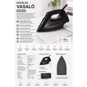HOBBB Ålsgårde gőzölős vasaló, 1600 W