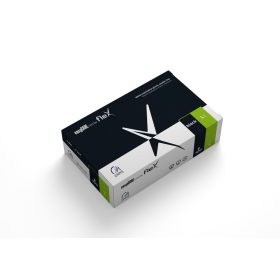   easyCARE nitril flex nitril kesztyű, púdermentes, nem steril, méret L, A100 fekete