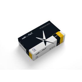   easyCARE nitril flex nitril kesztyű, púdermentes, nem steril, méret M, A100, fekete