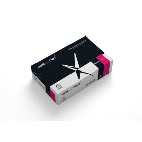   easyCARE nitril flex nitril kesztyű, púdermentes, nem steril méret S, A100, fekete