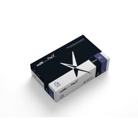   easyCARE nitril flex nitril kesztyű, púdermentes, nem steril, méret: XL, A100, fekete