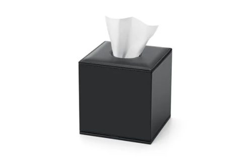 SHAPE-BL zsebkendőtartó fekete