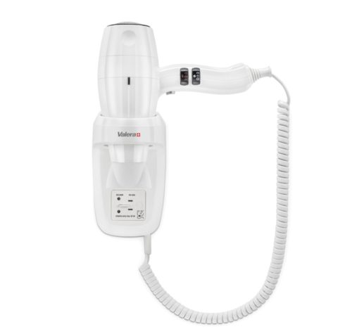  Valera Silent Jet Protect 2000 Shaver White  - 2000 W - Wall-mounted professional hairdryer with shaver socket