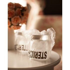 Műanyag tasak poharakhoz (steril)