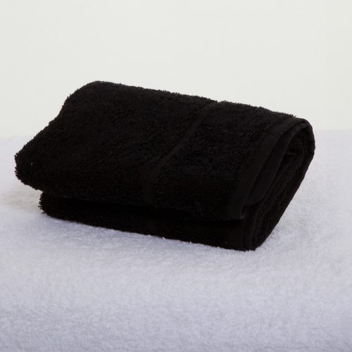 Headstrong fehérítőálló törölköző Fekete 50x90cm, 350 g