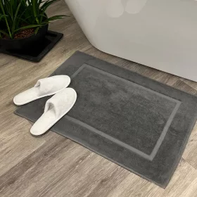 Kényelmes fürdőszobaszőnyeg Palaszürke 50x80, 700 g