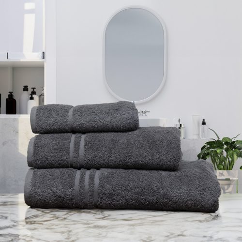 Kényelmes törölköző Palaszürke 30x30cm, 450 g