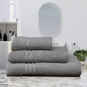 Kényelmes törölköző Ezüstszürke 50x90cm, 450 g