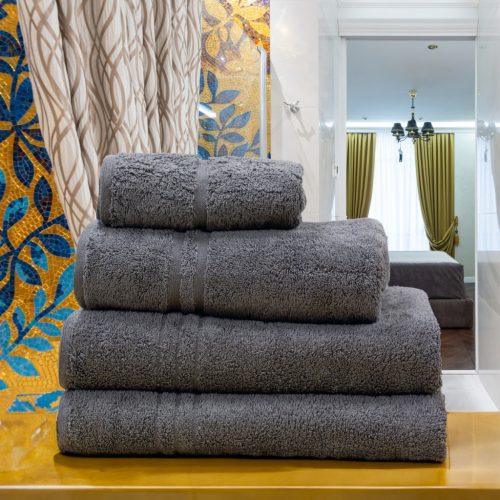 SmartKnit® törölköző Palaszürke 70x130cm