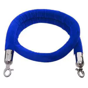 Kék velúr kordonkötél, 180cm (VKKK18)