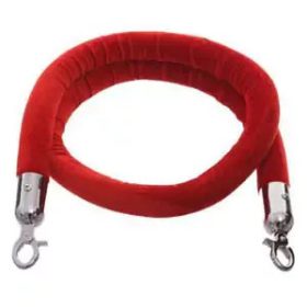 Piros velúr kordonkötél, 170cm (VKPK17)
