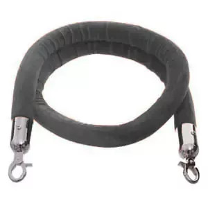 Szürke velúr kordonkötél, 150cm (VKSZK15)