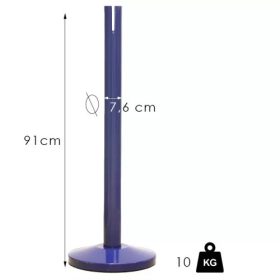 XL szalagos kordonoszlop, 4.8m, szalag nélkül (XLO-blue)