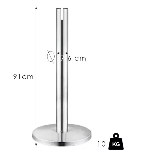 XL szalagos kordonoszlop, 4.8m, szalag nélkül (XLOK)