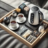 Bekészítési tálcák, vízforralók és szettek