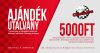 Ajándékutalvány - 5000, 10000 vagy 20000 Ft értékben