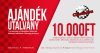 Ajándékutalvány - 5000, 10000 vagy 20000 Ft értékben