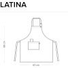LATINA - NŐI KÖTÉNY, ÁLLÍTHATÓ NYAKPÁNTTAL, SÁRGA