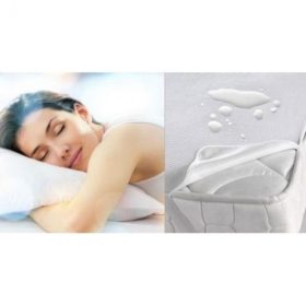   MATRACVÉDŐ VÍZHATLAN Sarokgumis - Pamut jersey felső  90x200 cm