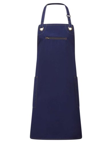 Navy/Camel melles kötény