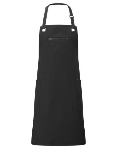 Black/Charcoal melles kötény