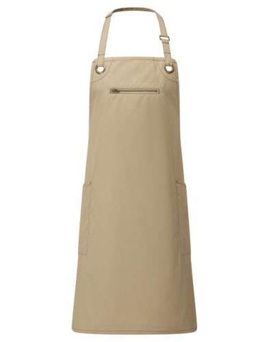 Khaki/Brown melles kötény